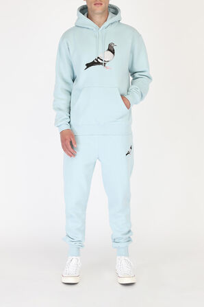Pigeon Logo Hoodie in Sky Blue STAPLE